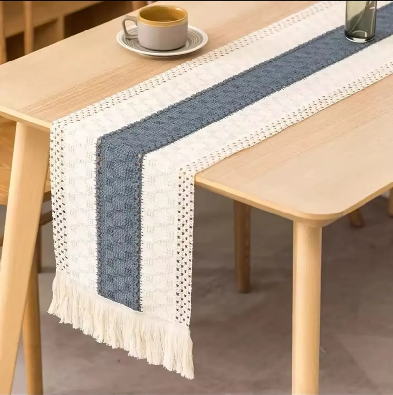 MANTEL CAMINO DE MESA RECTANGULAR YUTE LINEA 180X30CM LINEA - 3