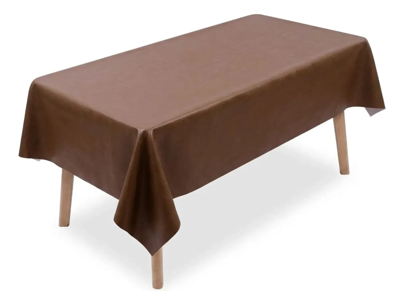 MANTEL DE HULE MESA RECTANGULAR DISEÑO LISO 140X180CM - 1