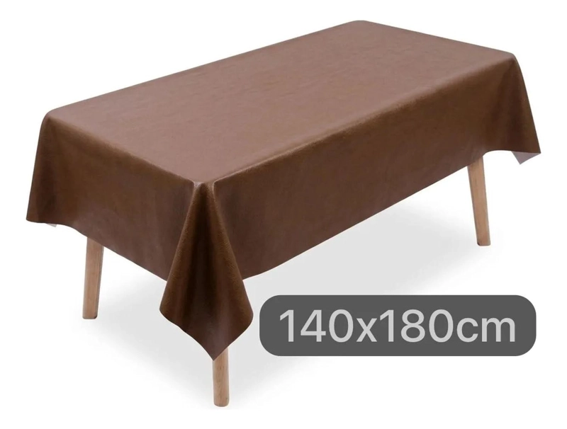 MANTEL DE HULE MESA RECTANGULAR DISEÑO LISO 140X180CM - 3