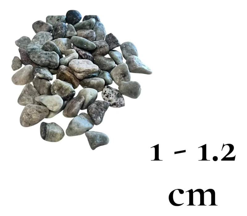 PIEDRAS DECORATIVAS DE JARDIN 1KG TAMAÑO 1 - 3