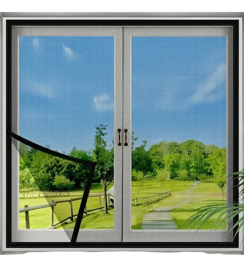 MALLA MOSQUITERA CORTINA CON CIERRE 150X200CM BN - 1