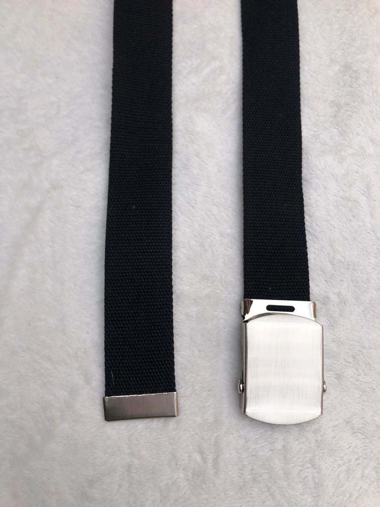 CINTURON UA-KIPA NEGRO LONA HEBILLA PLANA UA KIPA - 2