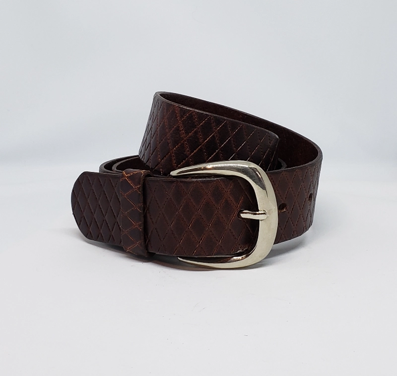 CINTURON CUERO UA-KIPA CAFE ROMBOS MARRON UA KIPA - 1