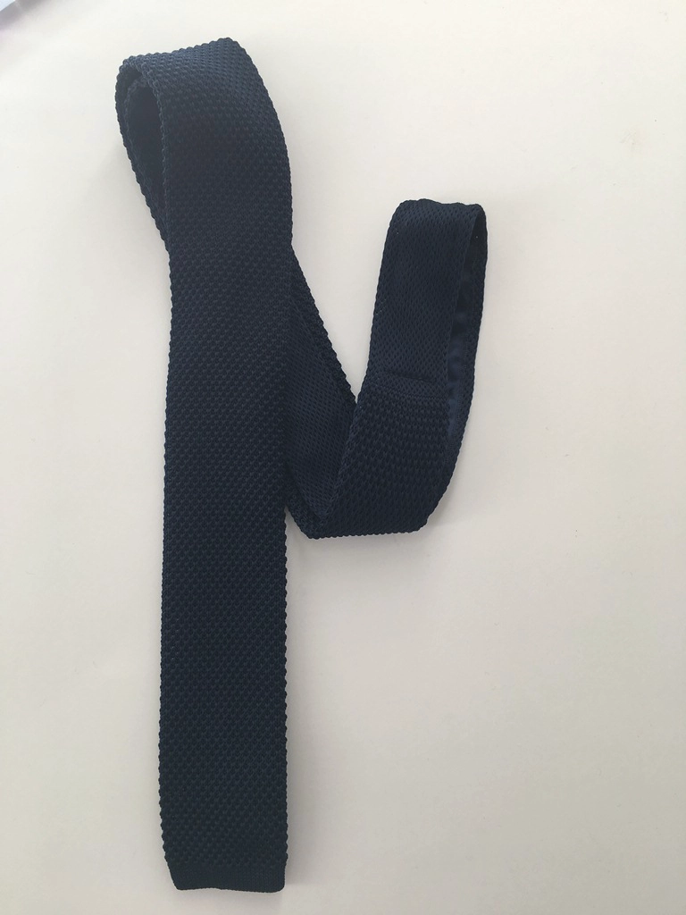 CORBATA MICROFIBRA UA-KIPA AZUL MARINO TEJIDA AZUL - 1