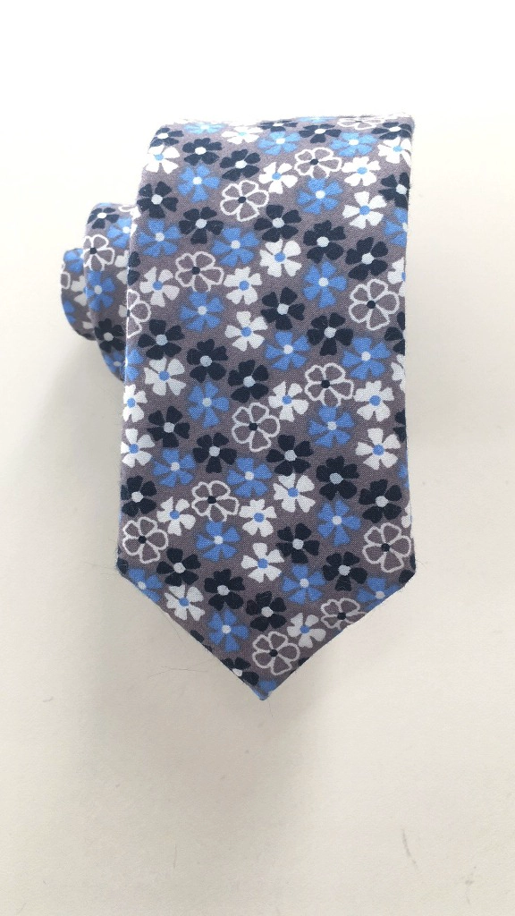 CORBATA ALGODÓN UA-KIPA GRIS - 1