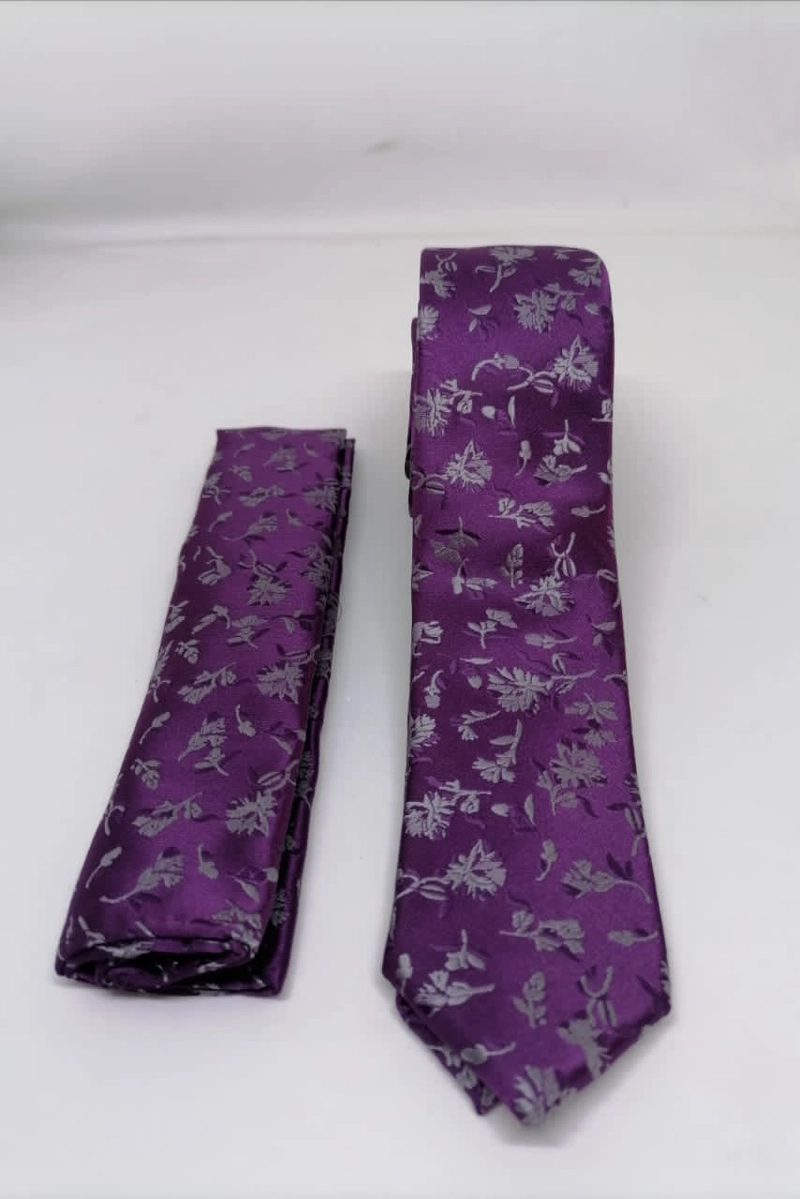 CORBATA Y PAÑUELO UA-KIPA 100% MICROFIBRA - 2