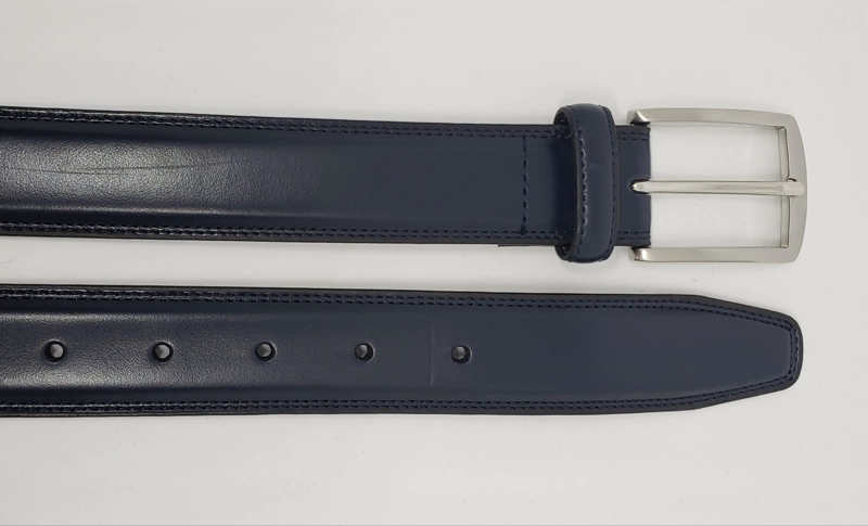 CINTURÓN CUERO UA-KIPA AZUL SIMIL - 4
