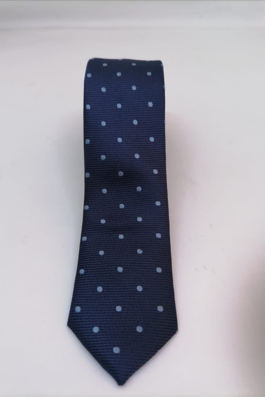 CORBATA MICROFIBRA UA-KIPA AZUL CON PAÑUELO - 4