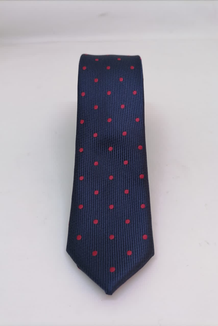 CORBATA MICROFIBRA UA-KIPA AZUL CON PAÑUELO - 3