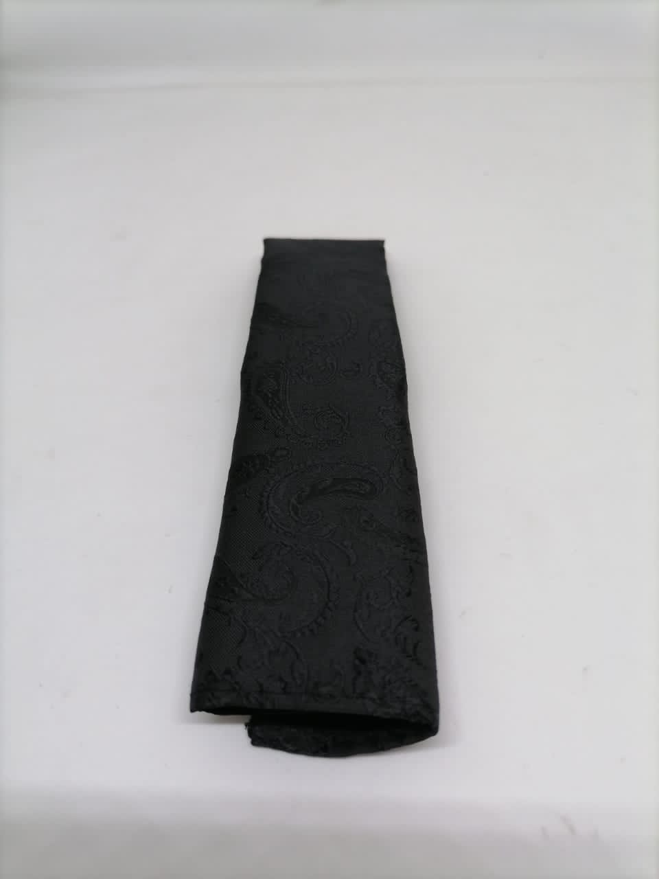 CORBATA MICROFIBRA UA-KIPA NEGRO CON PAÑUELO - 3