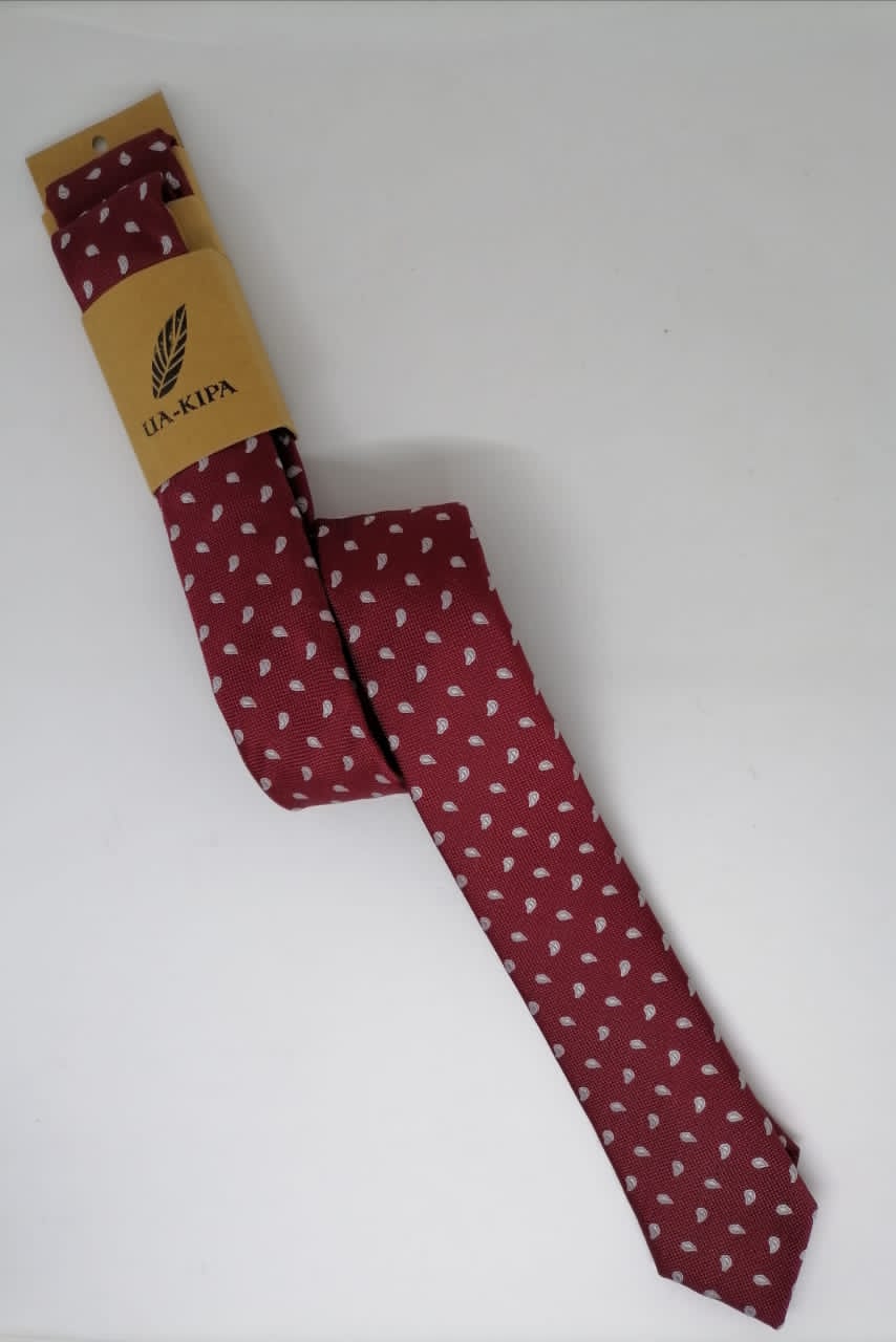 CORBATA MICROFIBRA UA-KIPA BURDEO CON PAÑUELO - 2