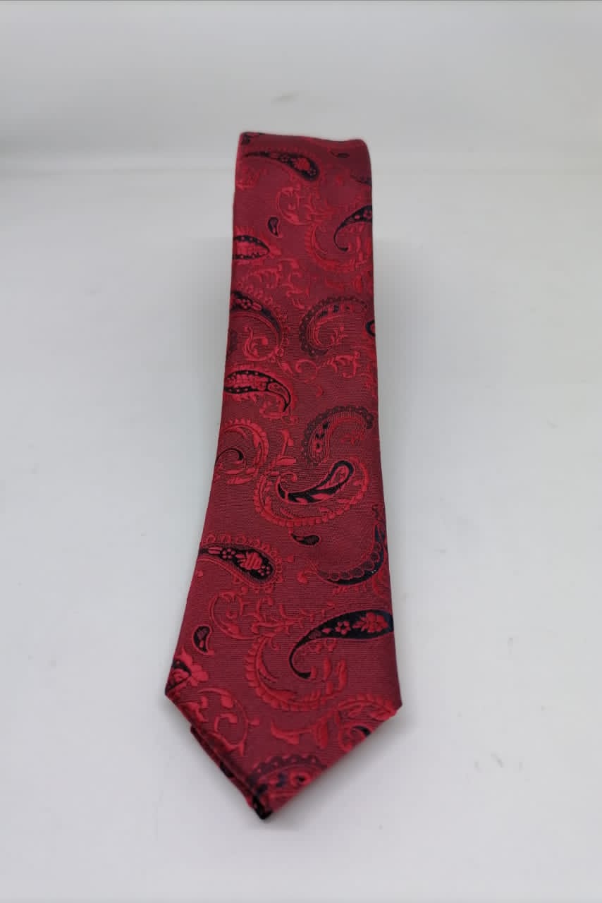 CORBATA MICROFIBRA UA-KIPA BURDEO CON PAÑUELO - 4