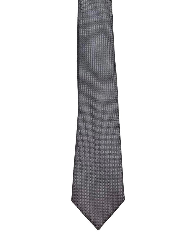 CORBATA MICROFIBRA UA-KIPA GRIS LISA - 2
