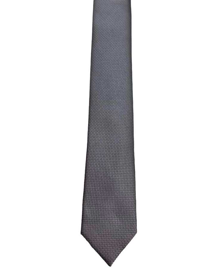 CORBATA MICROFIBRA UA-KIPA GRIS LISA - 2