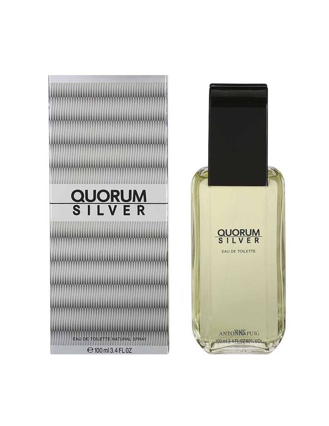 PERFUME PUIG QUORUM SILVER HOMBRE EDT 100 ML - 1