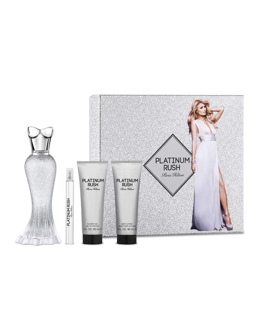 PLATINUM RUSH ESTUCHE EDP 100ML+LOCION 90ML+GEL 90ML - 1