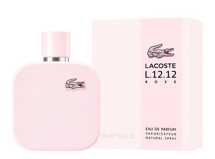 PERFUME LACOSTE L.12.12 ROSE MUJER EDP 100 ML - 1