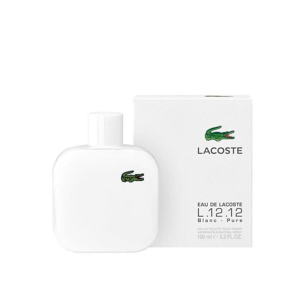 PERFUME LACOSTE L.12.12 BLANC - PURE HOMBRE EDT 100 ML - 1