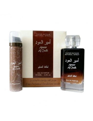 PERFUME LATTAFA AMEER AL OUDH UNISEX EDP 100ML+DEO 50ML - 1