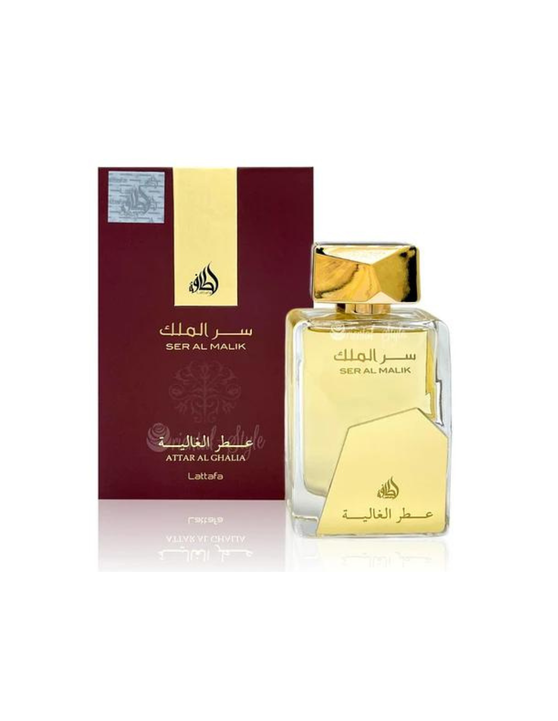 PERFUME LATTAFA SER AL MALIK ATTAR AL GHALIA UNISEX EDP 100 ML - 1