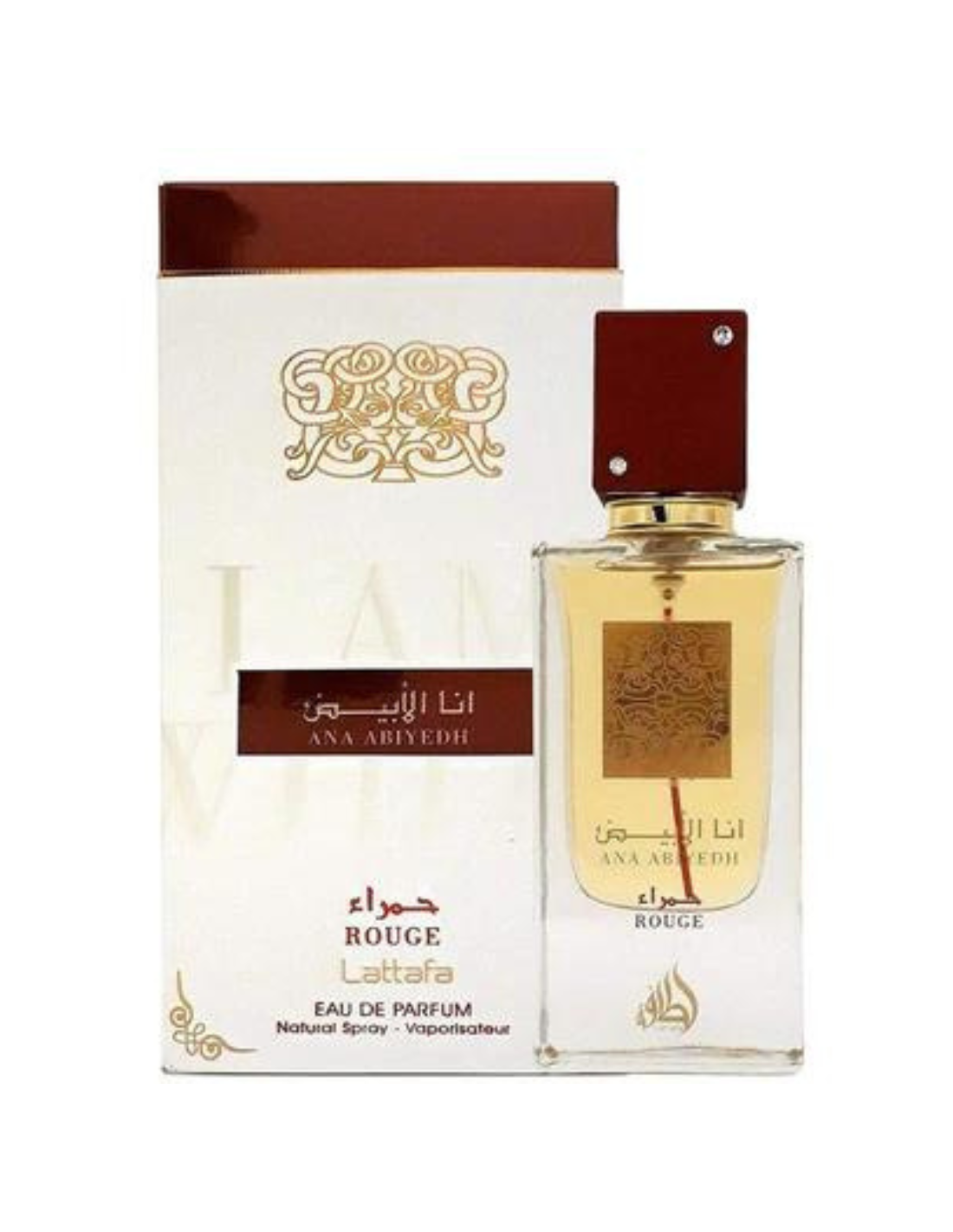 PERFUME LATTAFA ANA ABIYEDH ROUGE UNISEX EDP 60 ML - 1