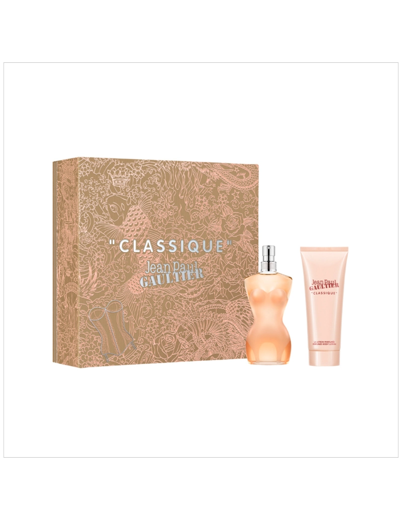 PERFUME JEAN PAUL GAULTIER CLASSIQUE ESTUCHE MUJER EDT 50ML+LOCION 75ML - 1