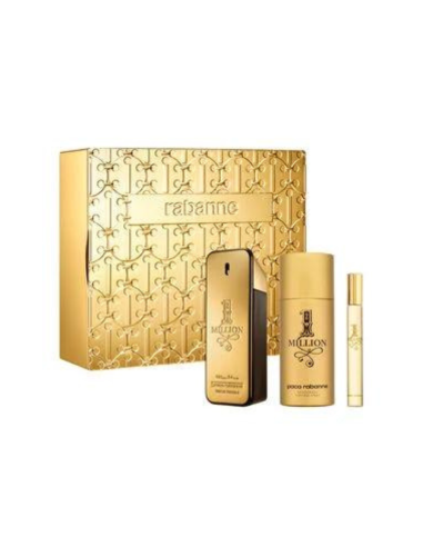 PERFUME PACO RABANNE 1 MILLION ESTUCHE HOMBRE EDT 50ML+DESODORANTE 150ML+MINI 10ML - 1