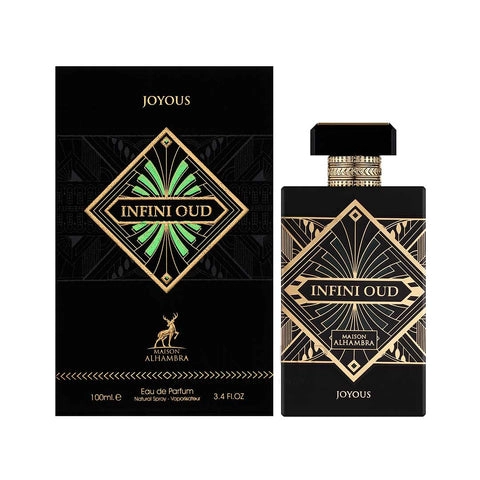 PERFUME MAISON ALHAMBRA JOYOUS INIFNI OUD UNISEX EDP 100 ML - 1