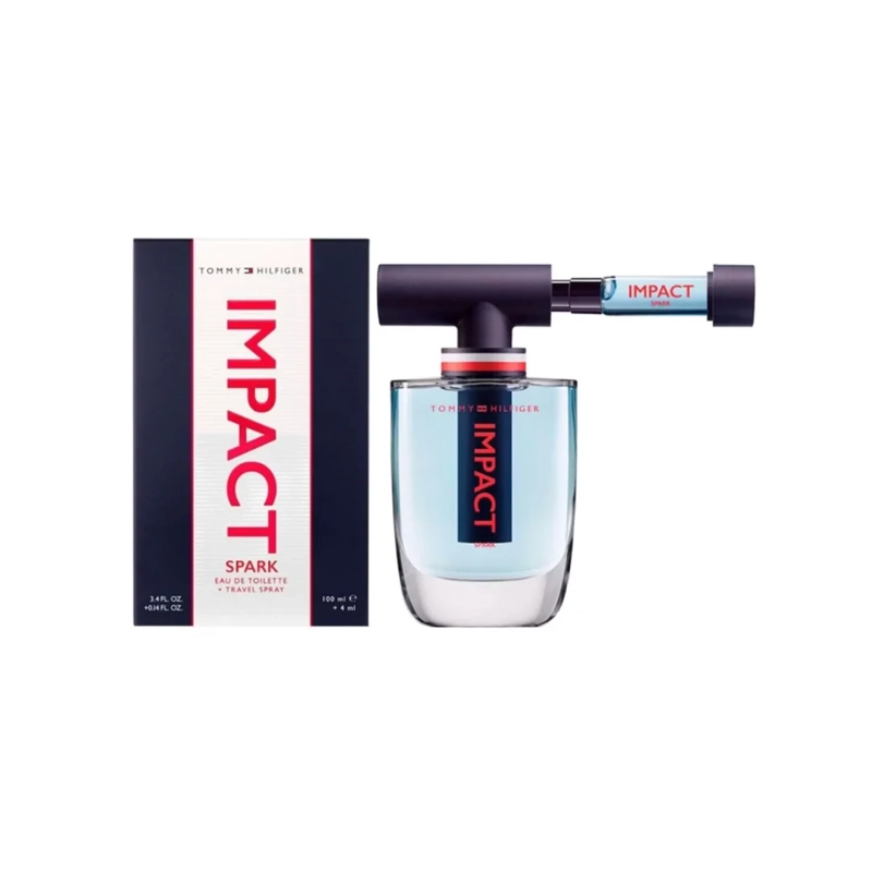 TOMMY HILFIGER IMPACT SPARK MEN EDT 100ML+TRAVEL SPRAY 4ML - 1