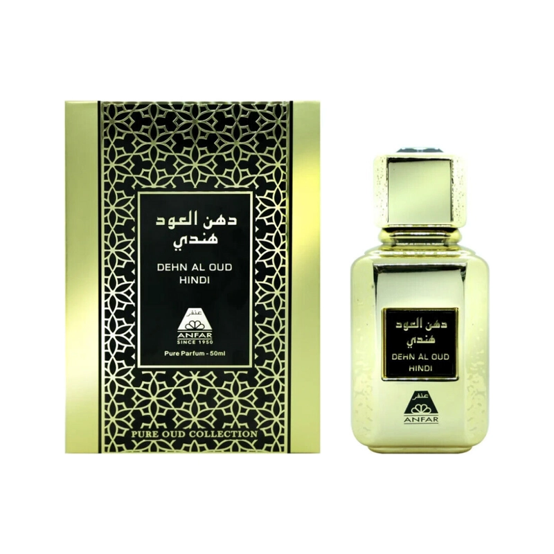 PERFUME ANFAR DEHN AL OUDH HINDI PURE PARFUM UNISEX EDP 50 ML - 1