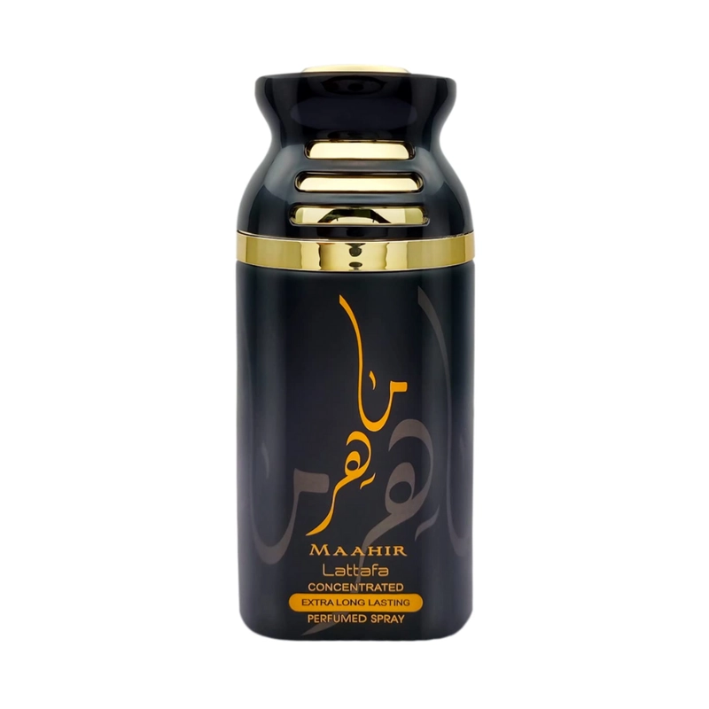 LATTAFA MAAHIR BLACK DESODORANTE 250ML - 1