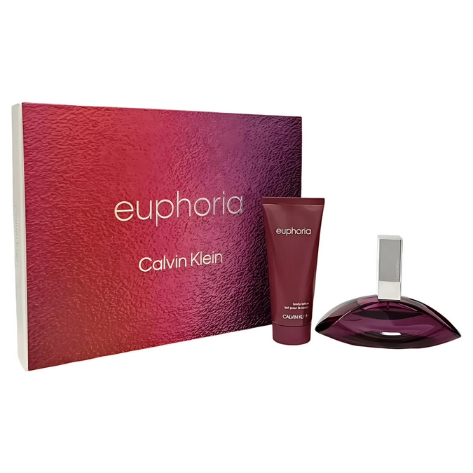 CALVIN KLEIN EUPHORIA ESTUCHE EDP 100ML+LOCION 100ML - 1