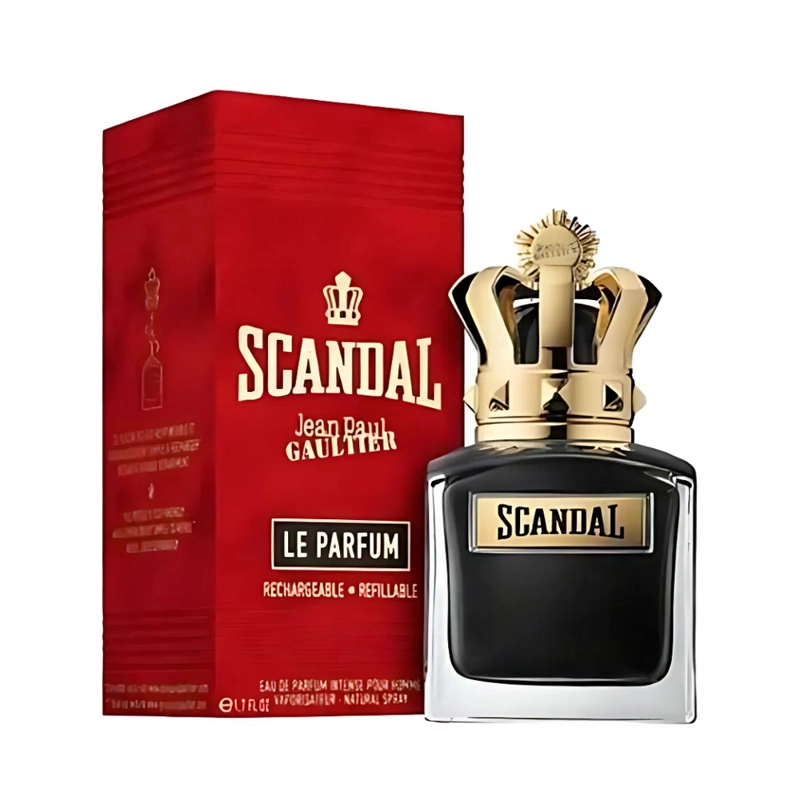 JEAN PAUL GAULTIER SCANDAL LE PARFUM EDP INTENSE POUR HOMME 100ML RECARGABLE - 1