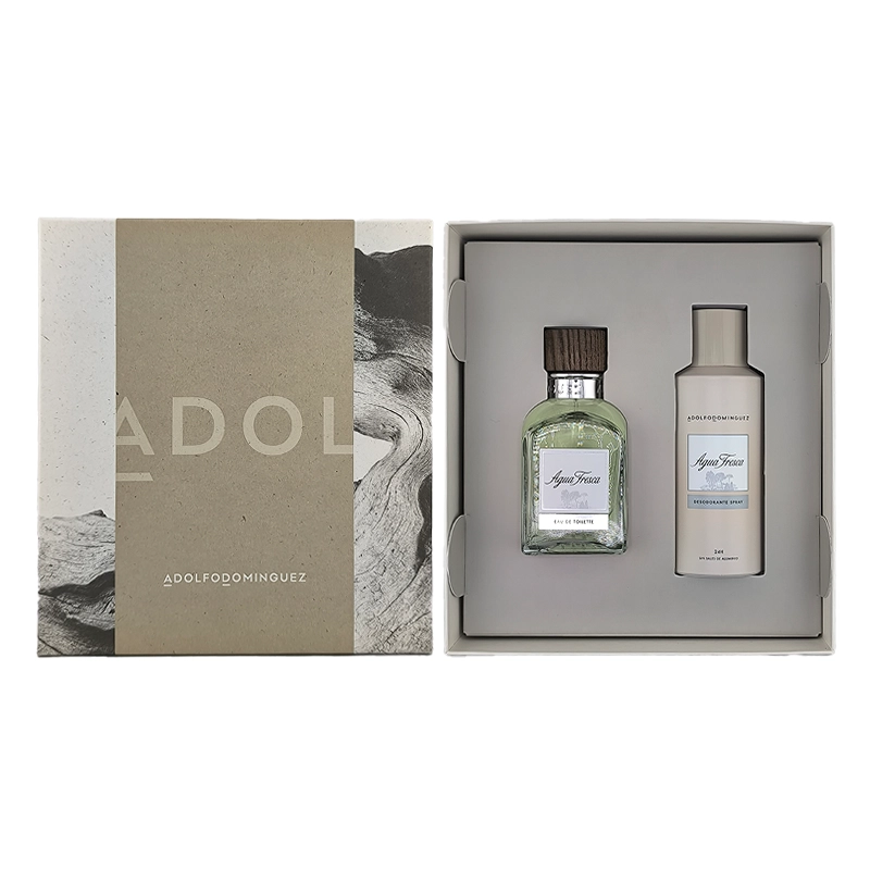 ADOLFO DOMINGUEZ AGUA FRESCA 1993 HOMBRE ESTUCHE EDT 120ML+DESO 150ML - 1