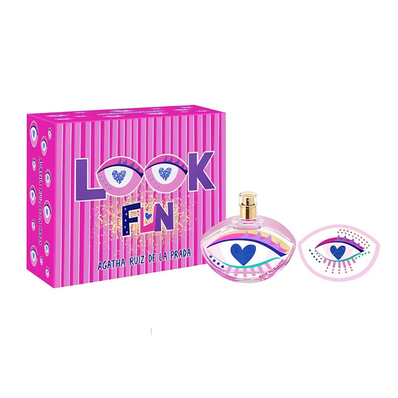 AGATHA RUIZ DE LA PRADA LOOK FUN ESTUCHE EDT 80ML+PEGATINAS - 1