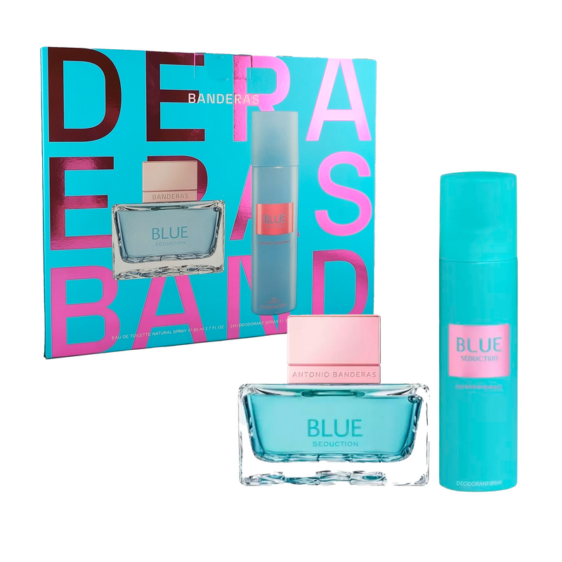 ANTONIO BANDERAS BLUE SEDUCTION ESTUCHE EDT 80ML+DESODORANTE 150ML - 1