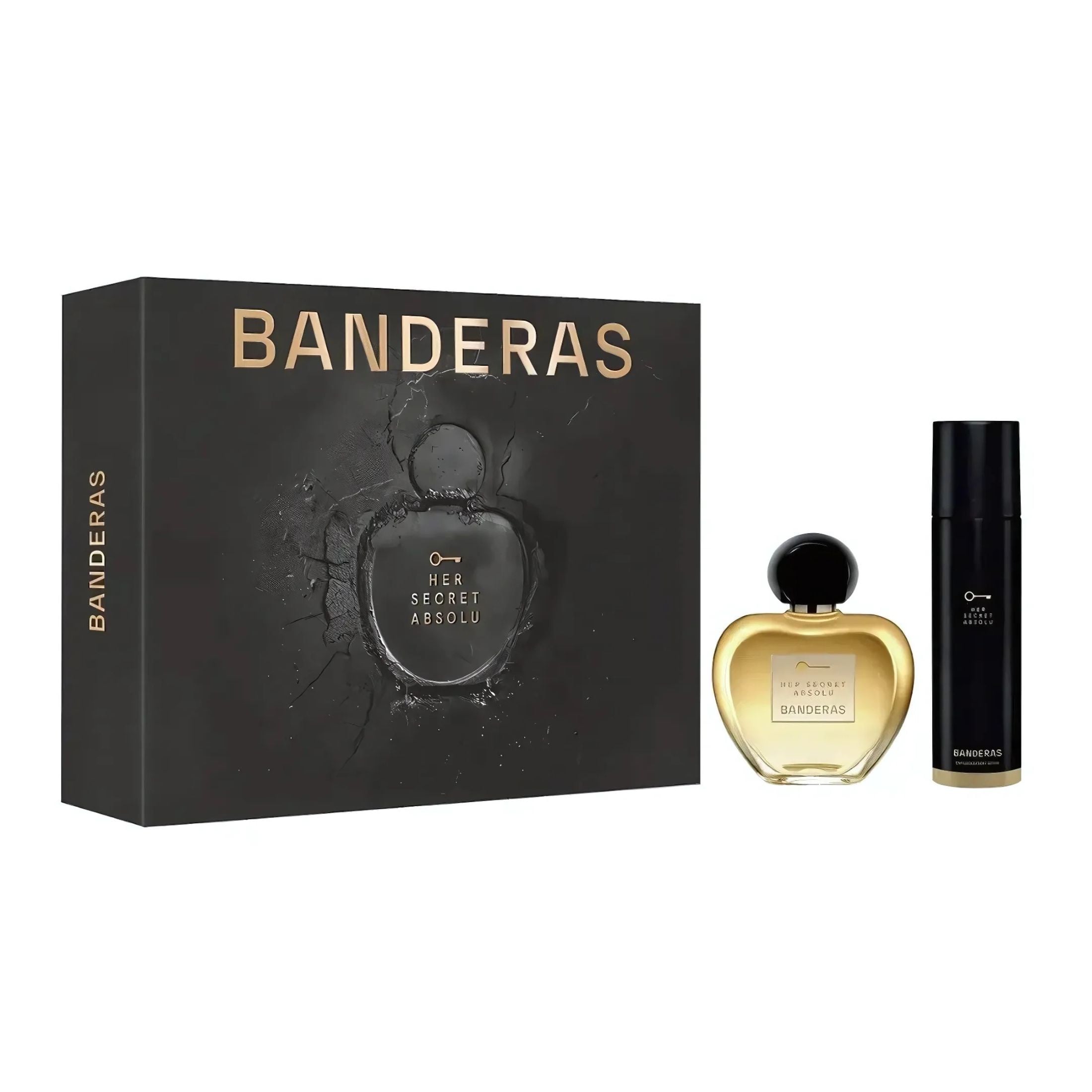 ANTONIO BANDERAS HER SECRET ABSOLU ESTUCHE EDP 80ML+DESODORANTE 150ML - 1