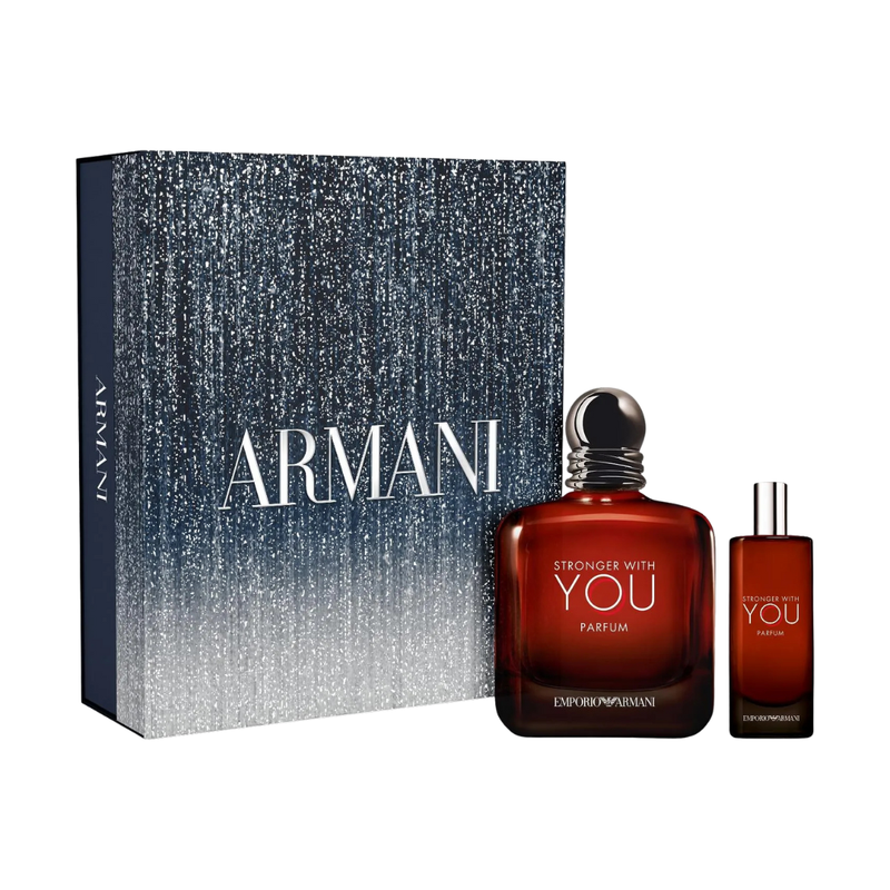 ARMANI STRONGER WITH YOU ESTUCHE PARFUM 100ML+15ML - 1