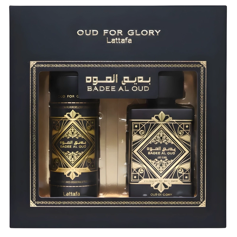 LATTAFA BADEE AL OUD FOR GLORY ESTUCHE EDP 100ML+DESODORANTE 200ML - 1