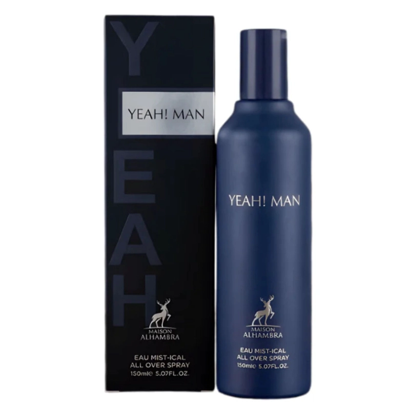 MAISON ALHAMBRA YEAH MAN ALL OVER PERFUME 150ML - 1