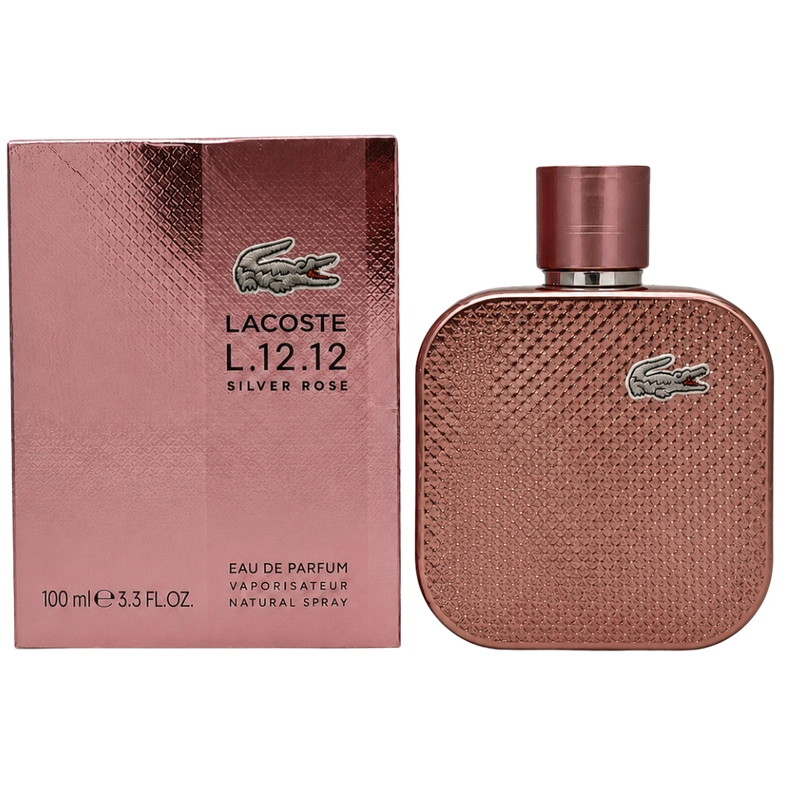 LACOSTE L.12.12 SILVER ROSE EDP 100ML - 1