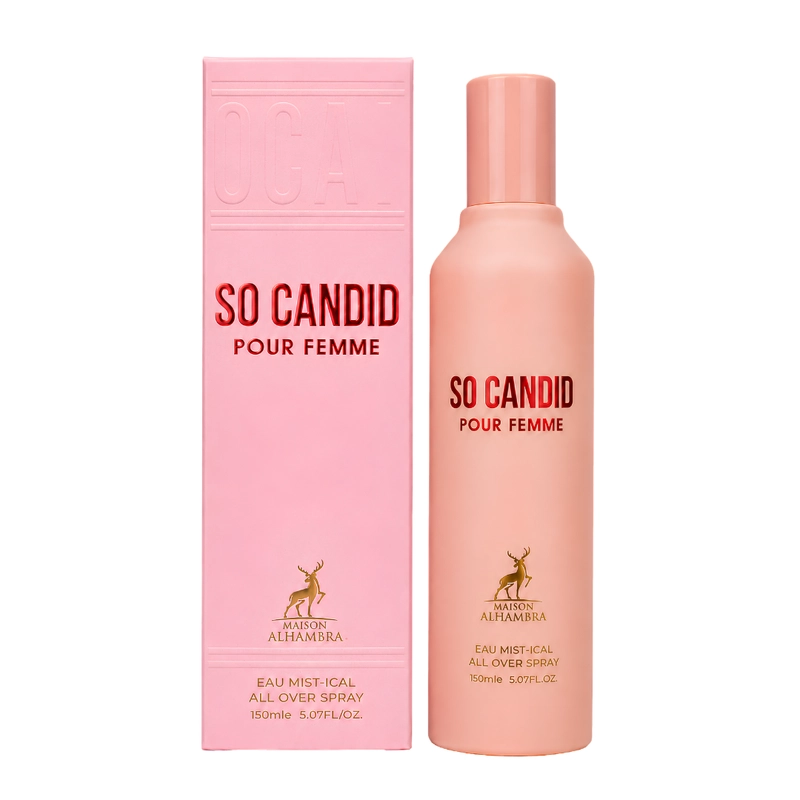 MAISON ALHAMBRA SO CANDID ALL OVER PERFUME 150ML - 1