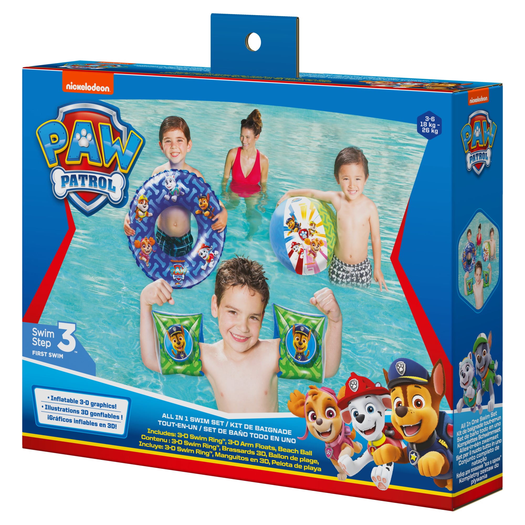 Swimways- Flotador Paw Patrol -set Inicio Playa- - 2