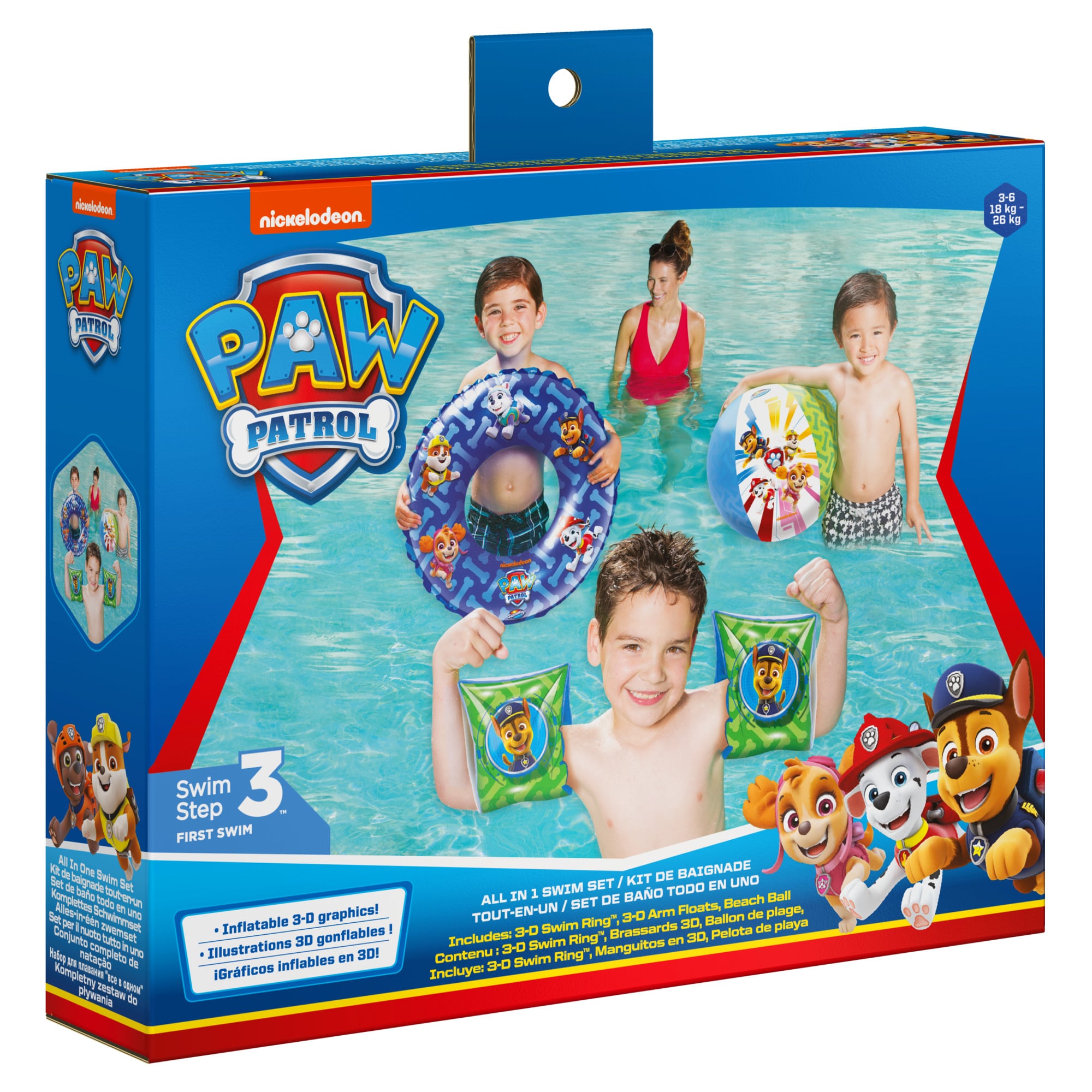 Swimways- Flotador Paw Patrol -set Inicio Playa- - 3