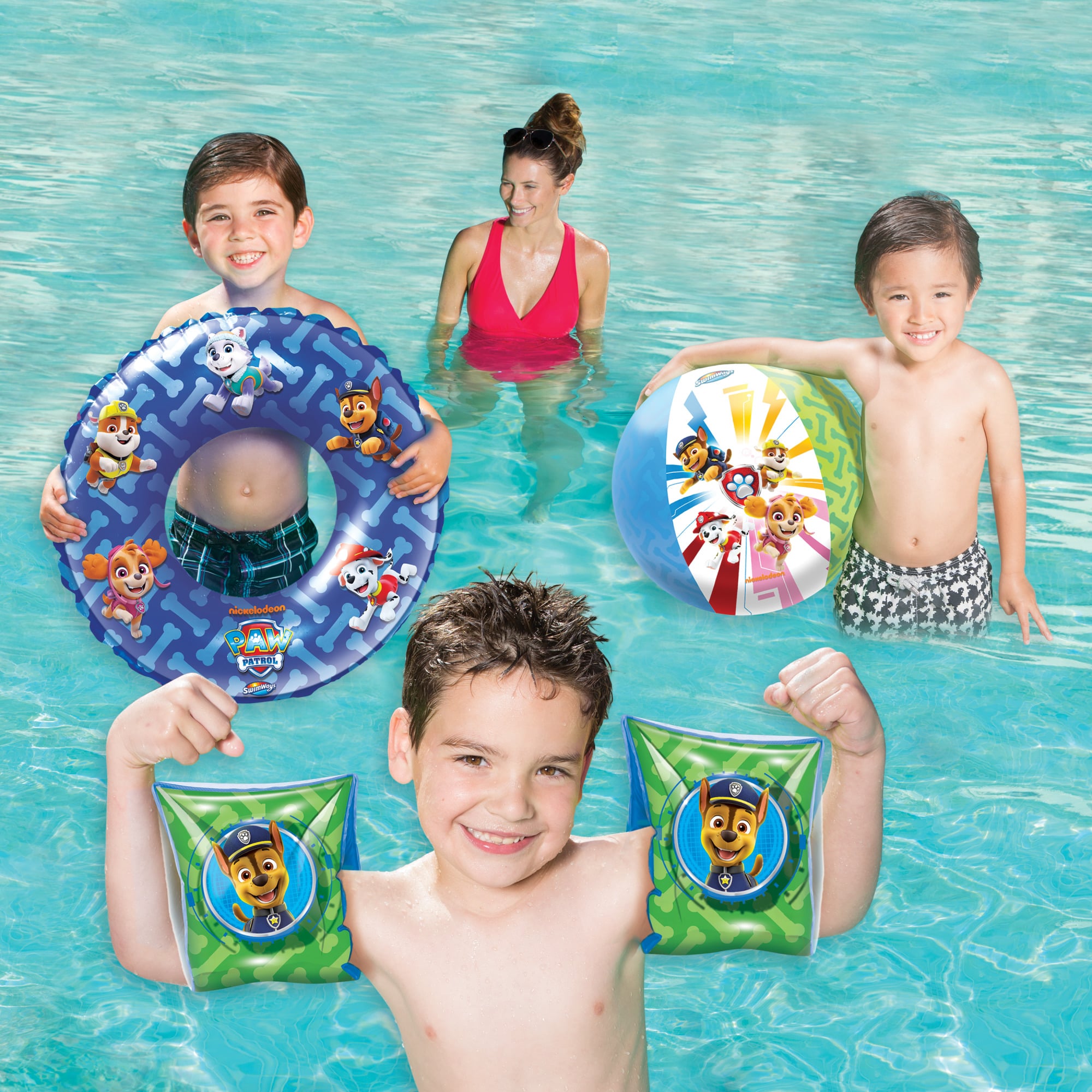 Swimways- Flotador Paw Patrol -set Inicio Playa- - 4