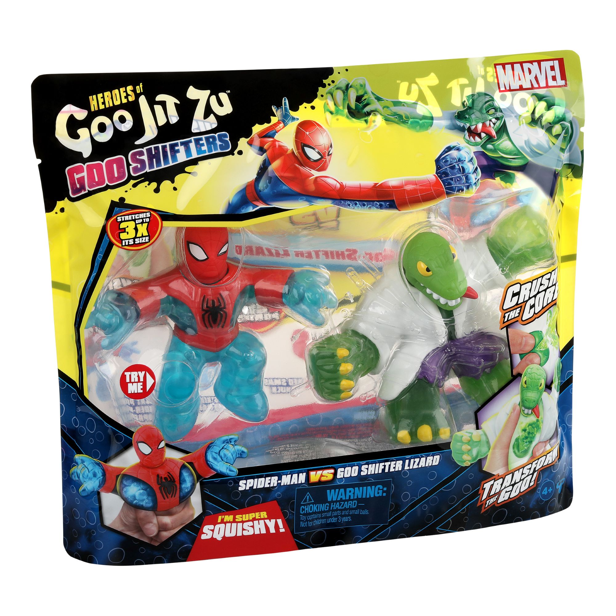 GOO JIT ZU SUPERHEROES MARVEL SPIDERMAN V THE LIZARD - 1
