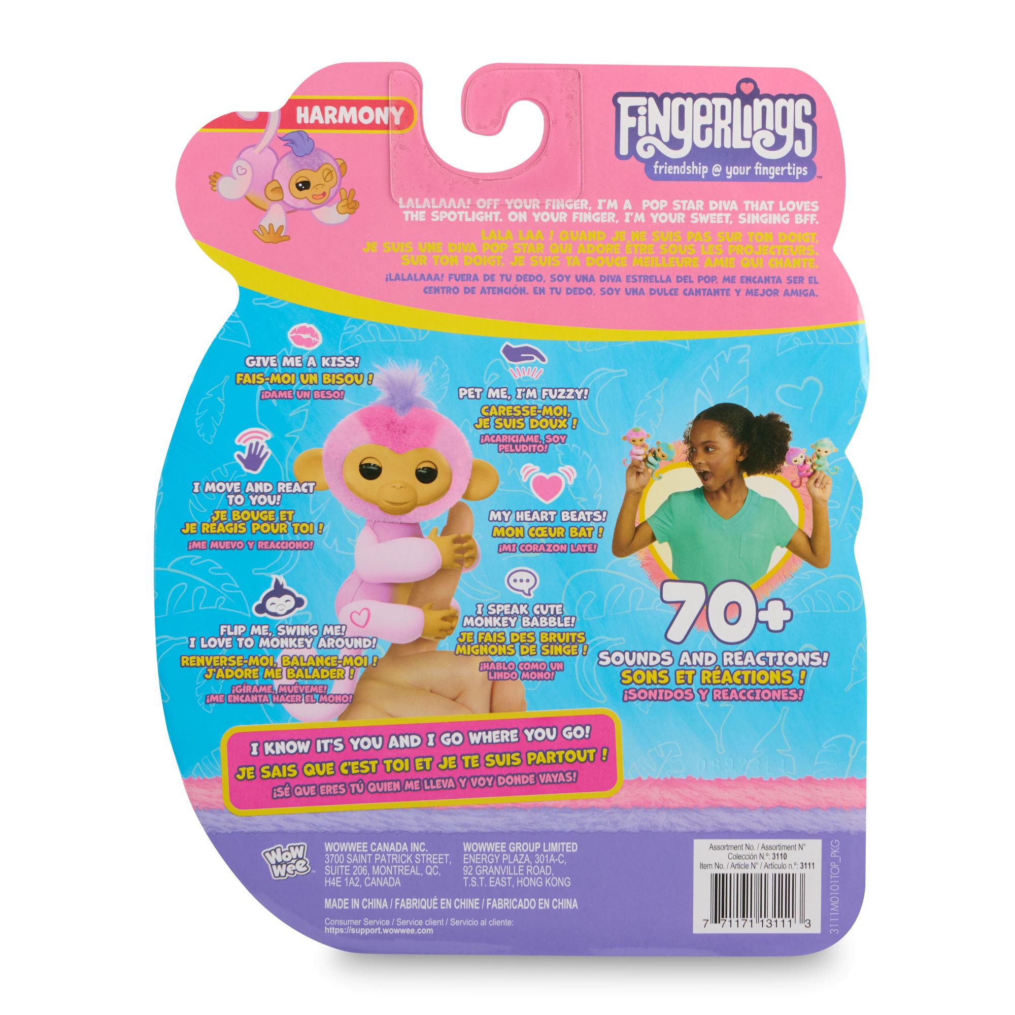 FINGERLINGS MONO BEBE INTERACTIVO - 2