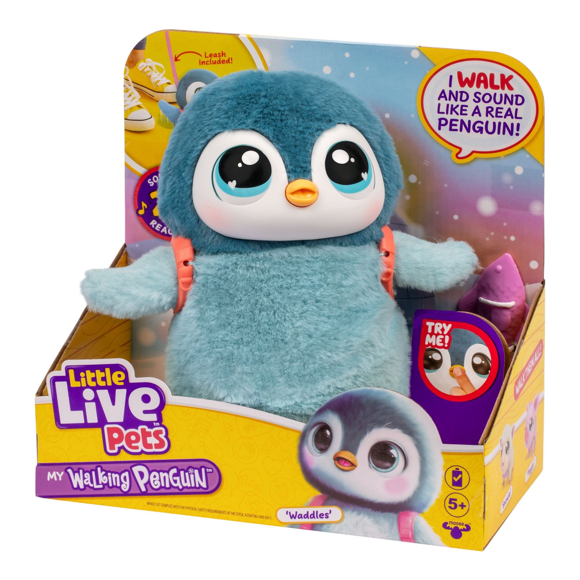 LITTLE LIVE PETS MI MASCOTA PINGÜINO - 1