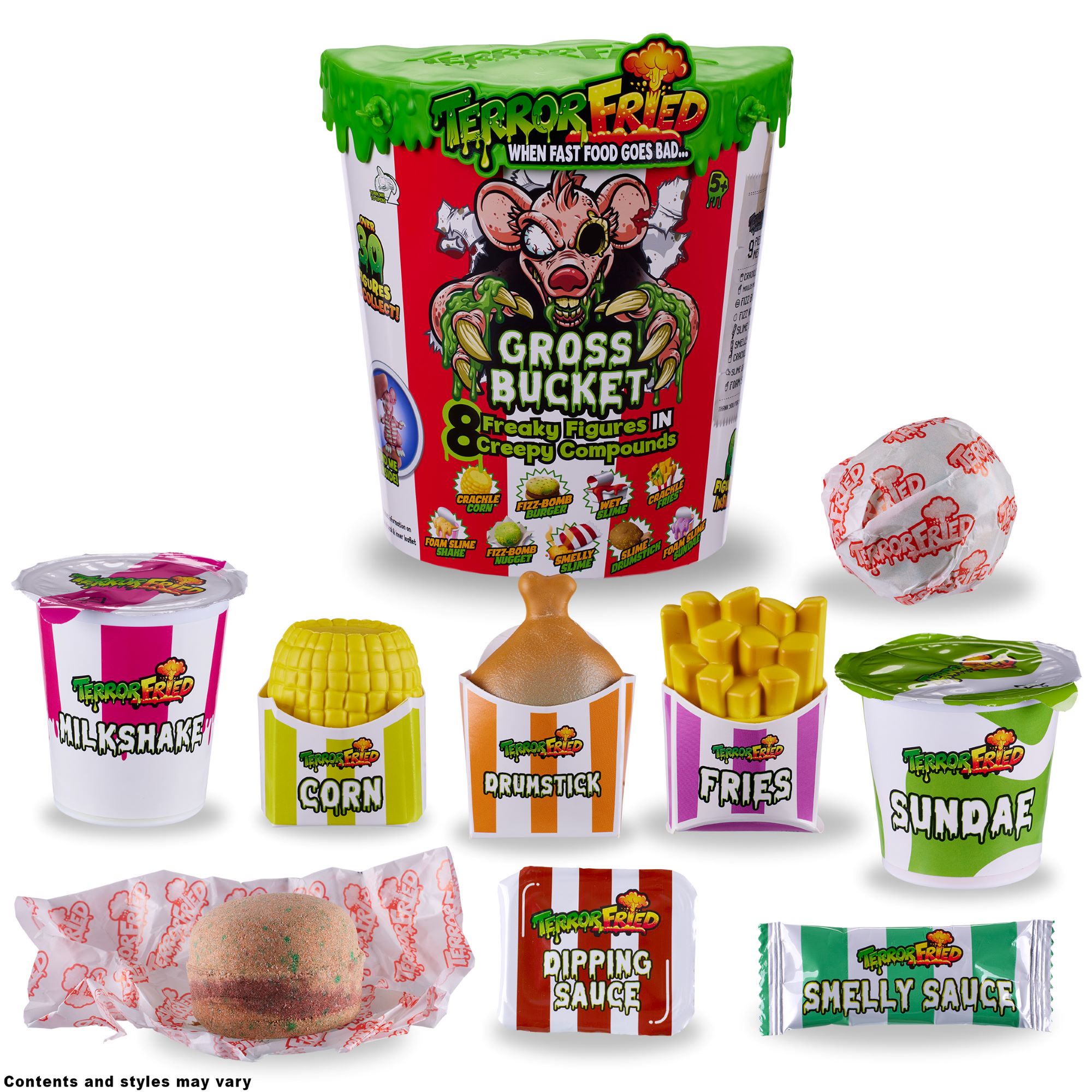 TERROR FRIED BARF BUCKET 8 FIGURAS COLECCIONABLES - 2