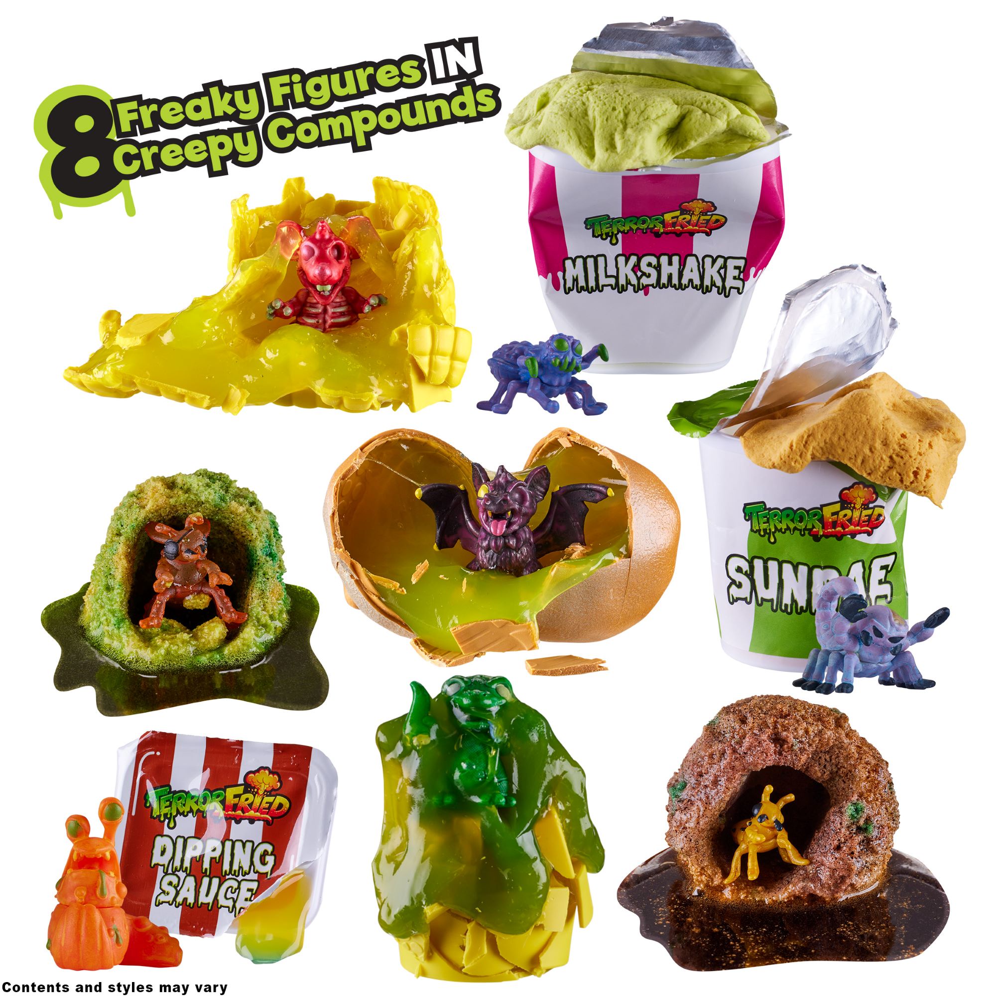 TERROR FRIED BARF BUCKET 8 FIGURAS COLECCIONABLES - 3